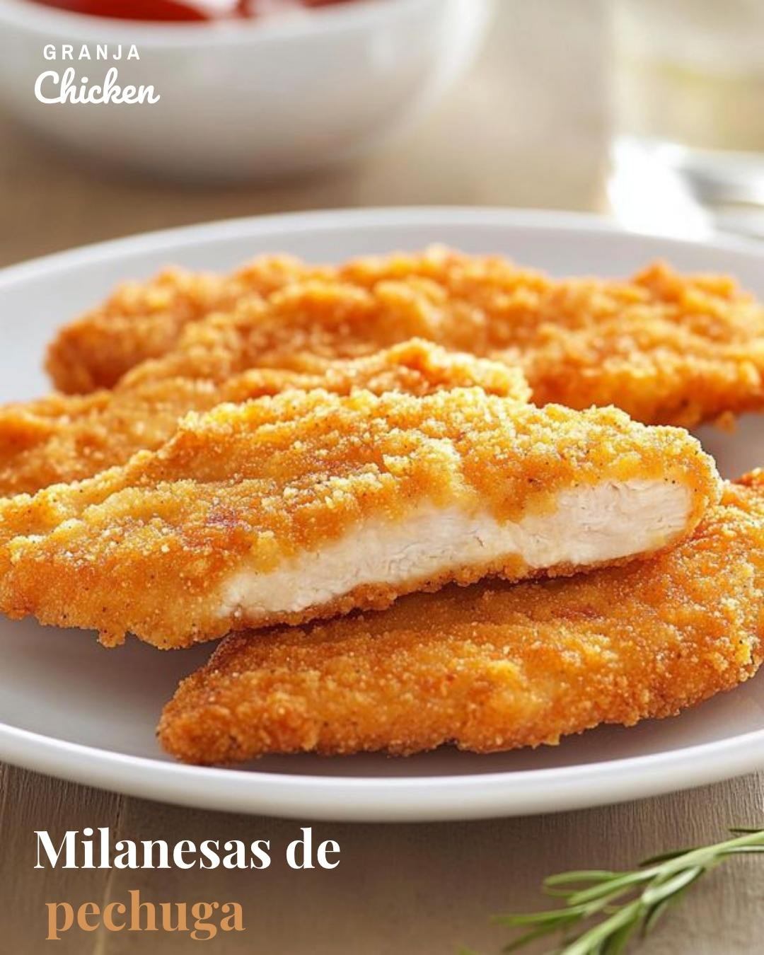Milanesas de pechuga de Granja Chicken